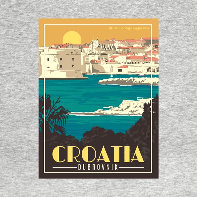 Vintage Travel Poster - Croatia by Starbase79